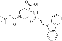 1-Boc-4-(N-Fmoc-amino)piperidine-4-carboxylic acid CAS 183673-66-7