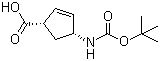 (-)-(1S,4R)-N-Boc-4-Aminocyclopent-2-enecarboxylic acid CAS 151907-79-8