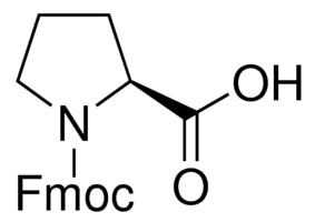Structure of Fmoc-Pro-OH CAS 71989-31-6