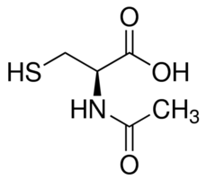 Structure of N-Acetyl-L-Cysteine CAS 616-91-1