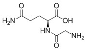 Structure of N-Glycyl-L-glutamine CAS 13115-71-4