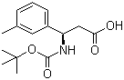 Boc-R-3-Amino-3-(3-methyl-phenyl)-propionic acid CAS 464930-76-5