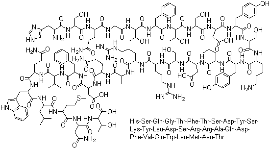 Glucagon(1-29),bovine,
human,porcine CAS 16941-32-5 Glucagon(1-29),bovine,
human,porcine CAS 16941-32-5