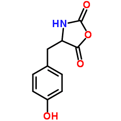 4-(4-Hydroxybenzyl)-1,3-oxazolidine-2,5-dione CAS 3415-08-5