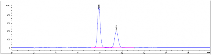 ee HPLC 2 of Fmoc-L-4-Carbamoylphe CAS 204716-17-6