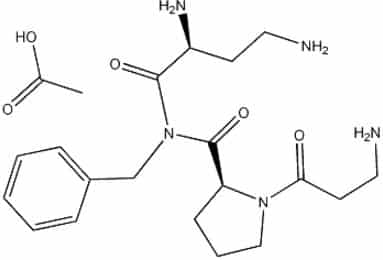 (2S)-beta-Alanyl-L-prolyl-2,4-diamino-N-(phenylmethyl)butanamide acetate CAS 823202-99-9
