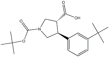 Boc-(+/-)-trans-4-(3-tert-butyl-phenyl)-pyrrolidine-3-carboxylic acid CAS 1381947-45-0