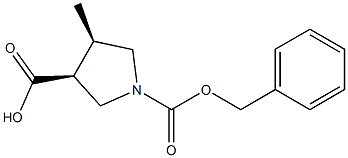 (3S,4R)-1-Cbz-4-Methylpyrrolidine-3-carboxylic Acid CAS 1428243-71-3