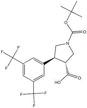 Boc-(+/-)-trans-4-(3,5-bis(trifluoroMethyl)-phenyl)-pyrrolidine-3-carboxylic acid CAS 955137-84-5