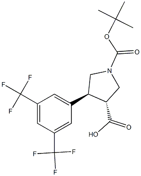 Boc-(+/-)-trans-4-(3,5-bis(trifluoroMethyl)-phenyl)-pyrrolidine-3-carboxylic acid CAS 955137-84-5 Boc-(+/-)-trans-4-(3,5-bis(trifluoroMethyl)-phenyl)-pyrrolidine-3-carboxylic acid CAS 955137-84-5