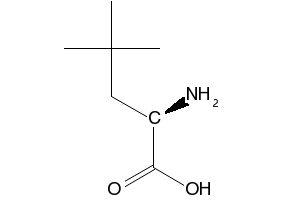 Structure of H-D-tBuAla-OH CAS 88319-43-1
