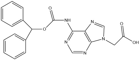2-(6-(((benzhydryloxy)carbonyl)amino)-9H-purin-9-yl)acetic acid CAS AANA-0130 2-(6-(((benzhydryloxy)carbonyl)amino)-9H-purin-9-yl)acetic acid CAS AANA-0130