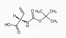 Structure of Boc-L-vinylglycine CAS 91028-39-6