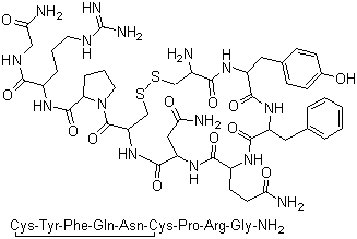 Structure of Vasopressin CAS 11000-17-2